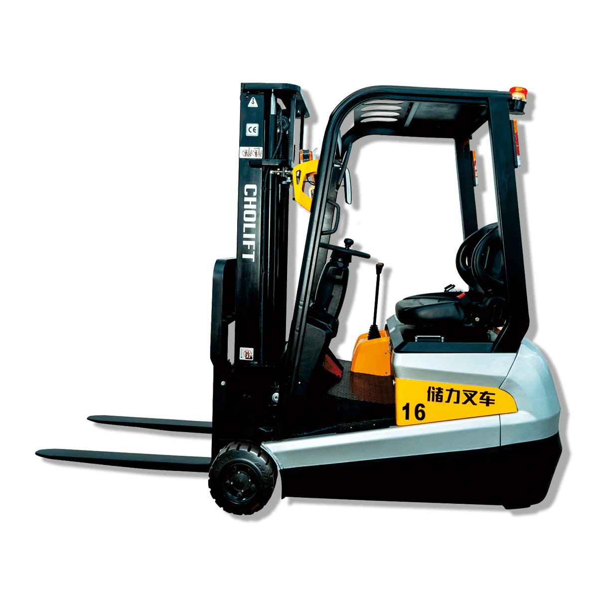 Forklift elektrik tiga mata